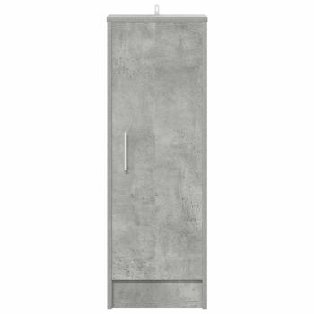 Schuhschrank Betongrau 32x35x92 cm Holzwerkstoff