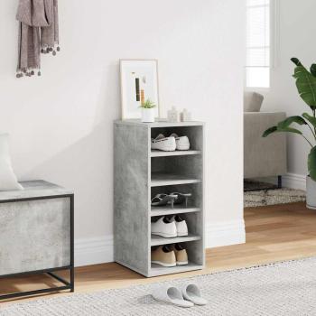 ARDEBO.de - Schuhschränke 31,5 x 35 x 70 cm Betongrau 6 Fächer für Schuhe