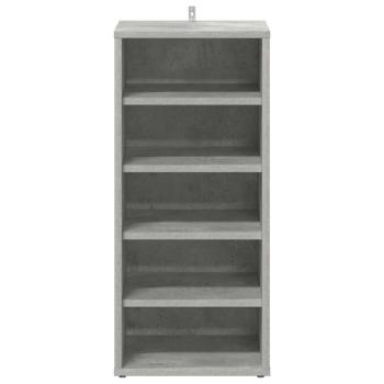 Schuhschränke 31,5 x 35 x 70 cm Betongrau 6 Fächer für Schuhe