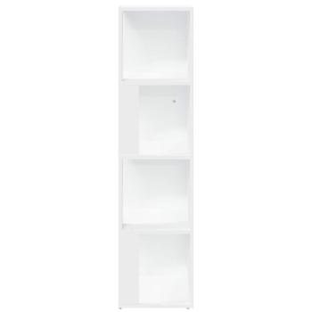 Eckregale 33 x 33 x 132 cm Engineered Wood Weiß