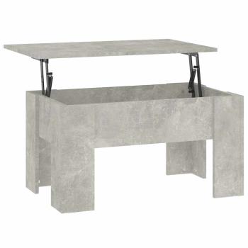 Couchtisch Betongrau 79x49x41 cm Holzwerkstoff