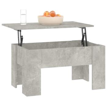 Couchtisch Betongrau 79x49x41 cm Holzwerkstoff