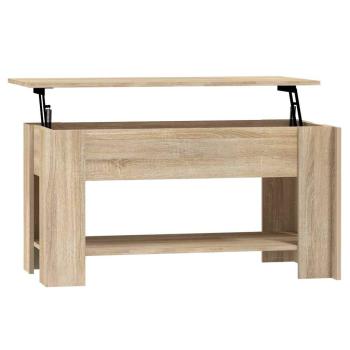 Couchtisch Sonoma-Eiche 101x49x52 cm Holzwerkstoff