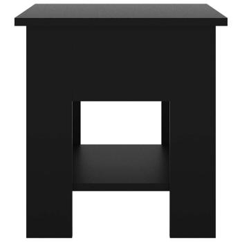 Couchtisch Schwarz 40x40x42 cm Holzwerkstoff