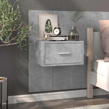 Wand-Nachttische 2 Stk. Betongrau