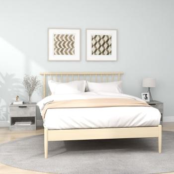 ARDEBO.de - Nachttische 2 stk. 40 x 39 x 40 cm Holzwerkstoff