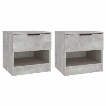 Nachttische 2 stk. 40 x 39 x 40 cm Holzwerkstoff