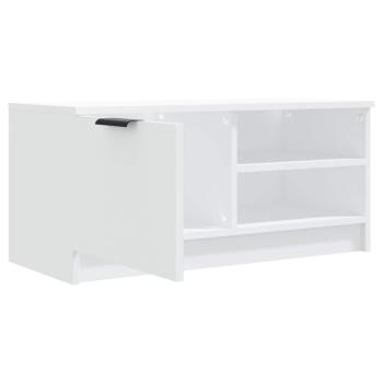TV-Schrank Weiß 80x35x36,5 cm Holzwerkstoff