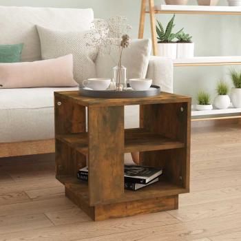 ARDEBO.de - Couchtisch R?uchereiche 40x40x43 cm Holzwerkstoff