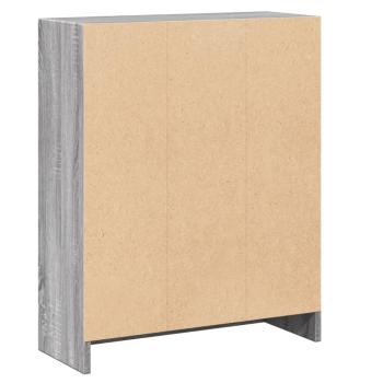 Bücherregal Grau Sonoma 60x24x76 cm Holzwerkstoff