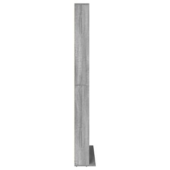 CD-Regal Grau Sonoma 102x23x177,5 cm Holzwerkstoff