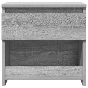 Nachttisch Grau Sonoma 40x30x39 cm Holzwerkstoff