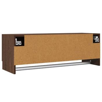 Kleiderschrank Braun Eichen-Optik 100x32,5x35 cm Holzwerkstoff