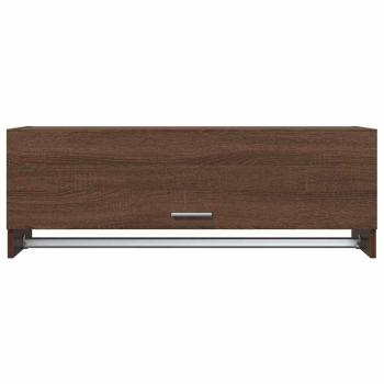 Kleiderschrank Braun Eichen-Optik 100x32,5x35 cm Holzwerkstoff