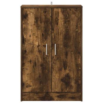 Schuhschränke 60 x 35 x 92 cm Holzwerkstoff Räuchereiche