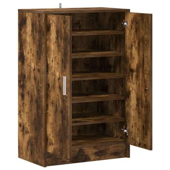 Schuhschränke 60 x 35 x 92 cm Holzwerkstoff Räuchereiche