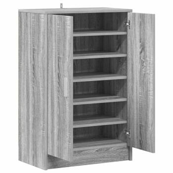 Schuhschränke 60 x 35 x 92 cm Holzwerkstoff Sonoma-Grau
