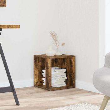 ARDEBO.de - Beistelltische 33 x 33 x 34 cm Engineered Wood Räuchereiche