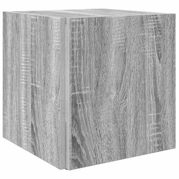 Beistelltische 33 x 33 x 34 cm Engineered Wood Sonoma-Grau