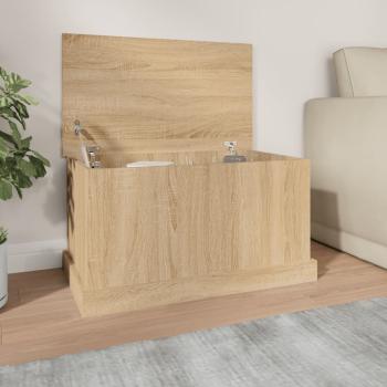 ARDEBO.de - Aufbewahrungsbox Sonoma-Eiche 70 x 40 x 38 cm Holzwerkstoff