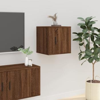 ARDEBO.de - TV-Wandschrank Braun Eichen-Optik 40x34,5x40 cm
