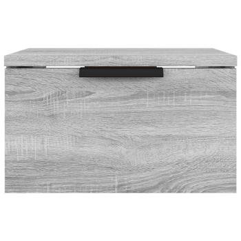 Wand-Nachttisch Grau Sonoma 34x30x20 cm
