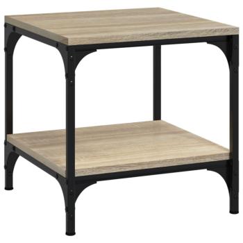 Beistelltische 2 Stk. Sonoma-Eiche 40x40x40 cm Holzwerkstoff