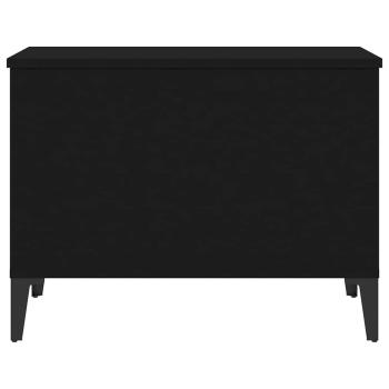 Couchtisch Schwarz 60x44,5x45 cm Holzwerkstoff