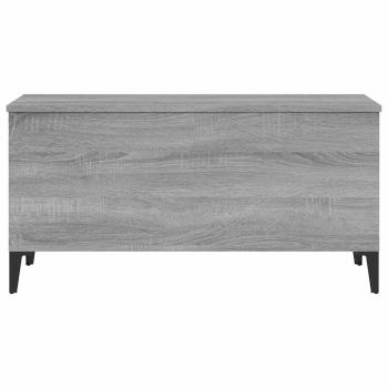 Couchtisch Grau Sonoma 90x44,5x45 cm Holzwerkstoff
