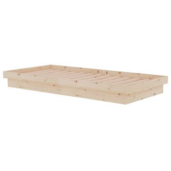 Massivholzbett 90x190 cm