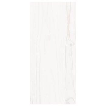 Weinschrank Weiß 56 x 25 x 56 cm Massivholz Kiefer