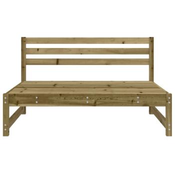 Garten-Mittelsofas 2 Stk. 120x80 cm Kiefernholz Imprägniert