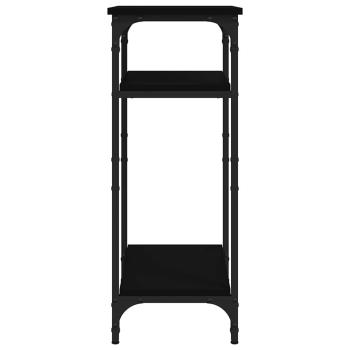 Beistelltisch Schwarz 40x30x75 cm Holzwerkstoff
