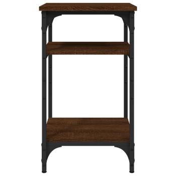 Beistelltisch Braun Eichen-Optik 35x30x60 cm Holzwerkstoff