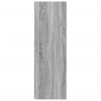 Eckregal Grau Sonoma 33x33x100 cm Holzwerkstoff