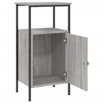 Nachttisch Grau Sonoma-Eiche 41x31x80 cm Holzwerkstoff