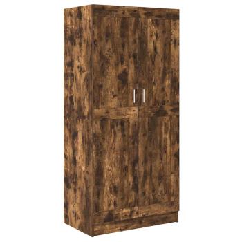 Kleiderschrank Räuchereiche 82,5x51,5x180 cm Holzwerkstoff
