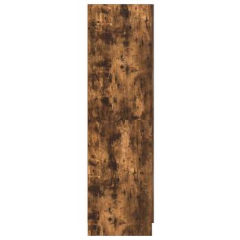 Kleiderschrank Räuchereiche 82,5x51,5x180 cm Holzwerkstoff