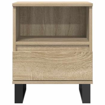 Nachttische 2 Stk. Sonoma-Eiche 40x35x50 cm Holzwerkstoff