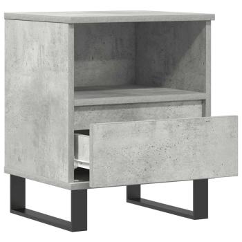 Nachttisch Betongrau 40x35x50 cm Holzwerkstoff