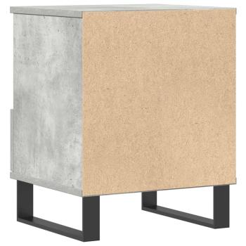 Nachttisch Betongrau 40x35x50 cm Holzwerkstoff