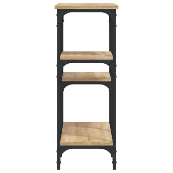 Konsolentisch Sonoma-Eiche 80 x 29 x 75 cm Holzwerkstoff