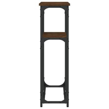 Konsolentisch Braun Eichen-Optik 90x22,5x75 cm Holzwerkstoff