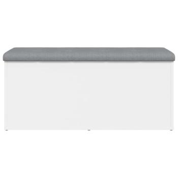 Aufbewahrungsbank Wei? 102 x 42 x 45 cm Holzwerkstoff