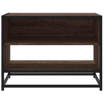TV-Schrank Braun Eichen-Optik 61x40x46 cm Holzwerkstoff Metall
