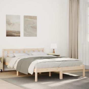 ARDEBO.de - Massivholzbett Extra Lang ohne Matratze 140x210 Kiefernholz
