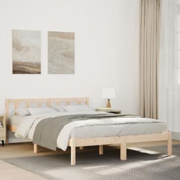 ARDEBO.de - Massivholzbett Extra Lang ohne Matratze 160x220 Kiefernholz