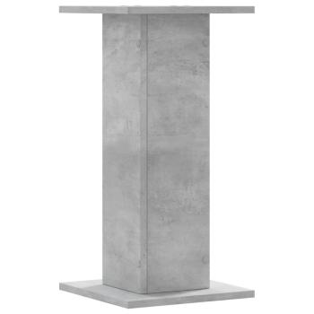 Lautsprecherständer 2 Stk. Betongrau 30x30x60 cm Holzwerkstoff