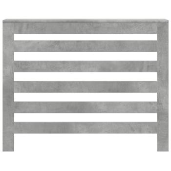 Heizkörperabdeckung Betongrau 104 x 20 x 82 cm Holzwerkstoff