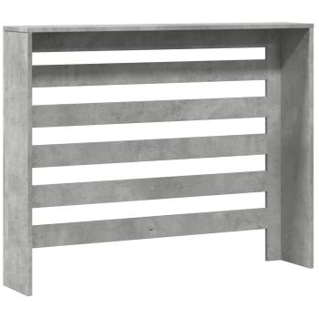 Heizkörperabdeckung Betongrau 104 x 20 x 82 cm Holzwerkstoff